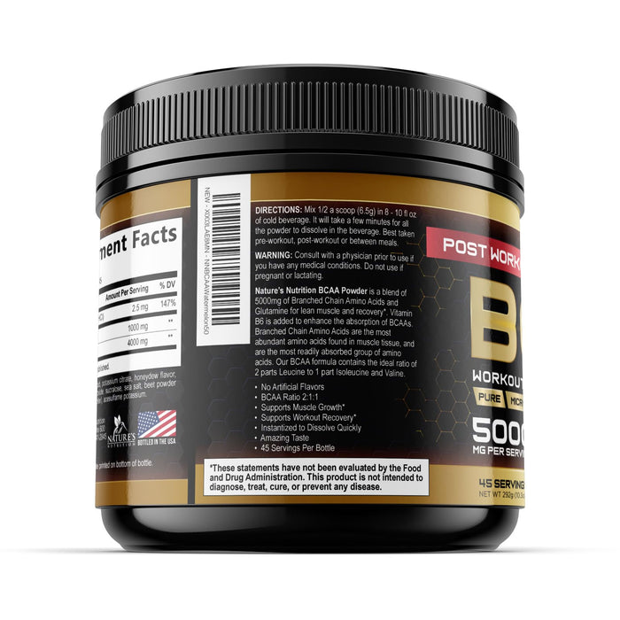 BCCA Workout Muscle Recovery