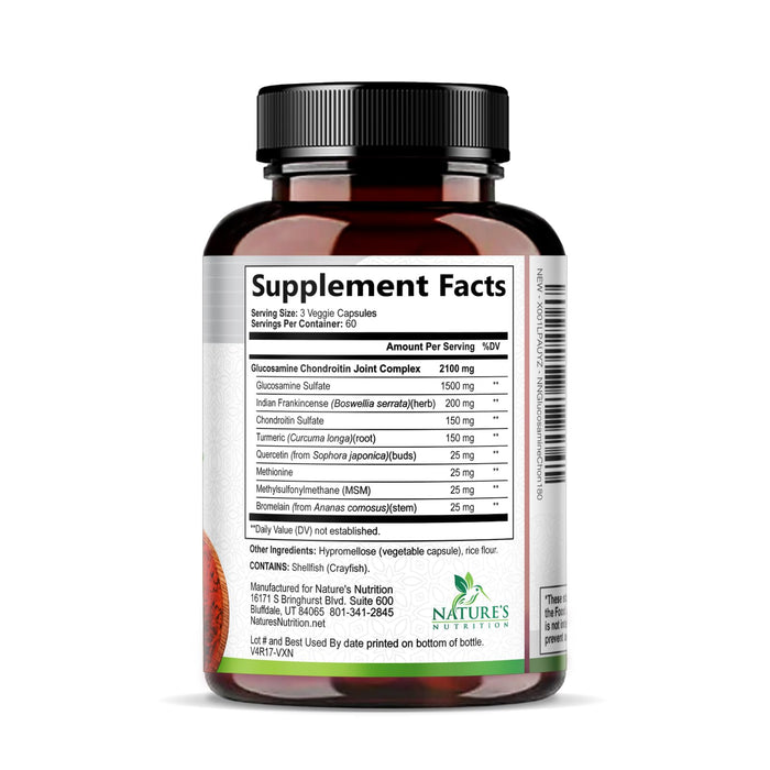 Glucosamine Chondroitin MSM 2100 mg - 180 Capsules