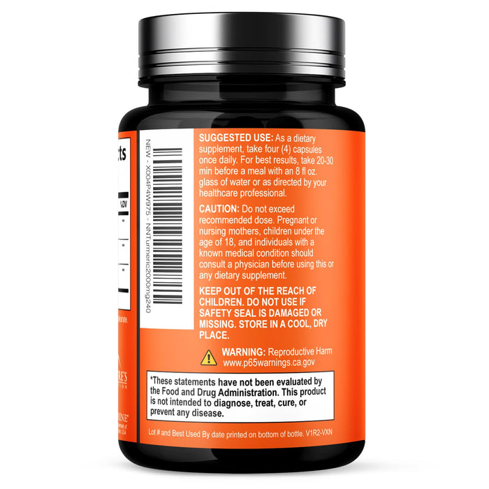 Turmeric Curcumin + Black Pepper 2000 mg - 240 Count