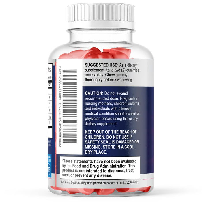 Vitamin C - Raspberry, 60 Gummies