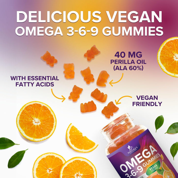 Omega 3-6-9 - Orange, 60 Gummies