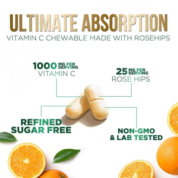 Vitamin C 1000 mg - 120 Chewable Tablets