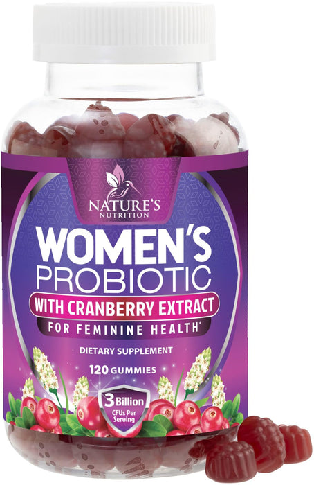 Women's Probiotic + Cranberry 3 Billion CFU - 120 Gummies