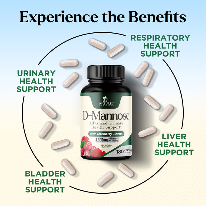 D-Mannose 350 mg - 180 Capsules