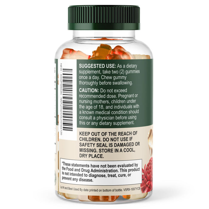 Turmeric Curcumin Gummies - 120 Gummies