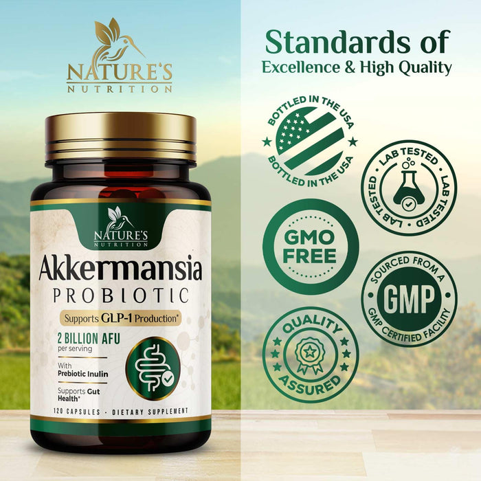 Akkermansia Probiotic 2 Billion AFU - 120 Capsules