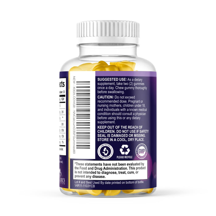 Chewable Calcium â€“ 400 IU â€“ 60 Gummies