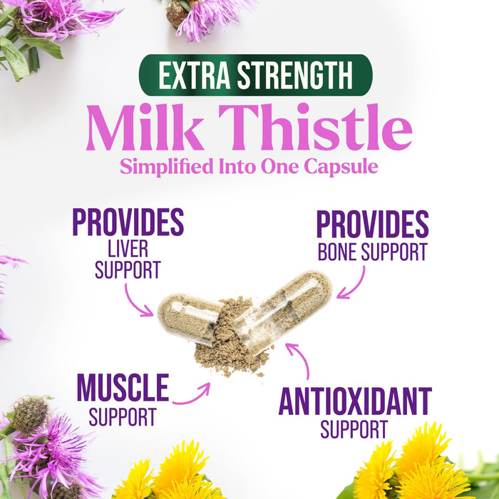 Milk Thistle Extract â€“ 1000mg â€“ 120 Capsules