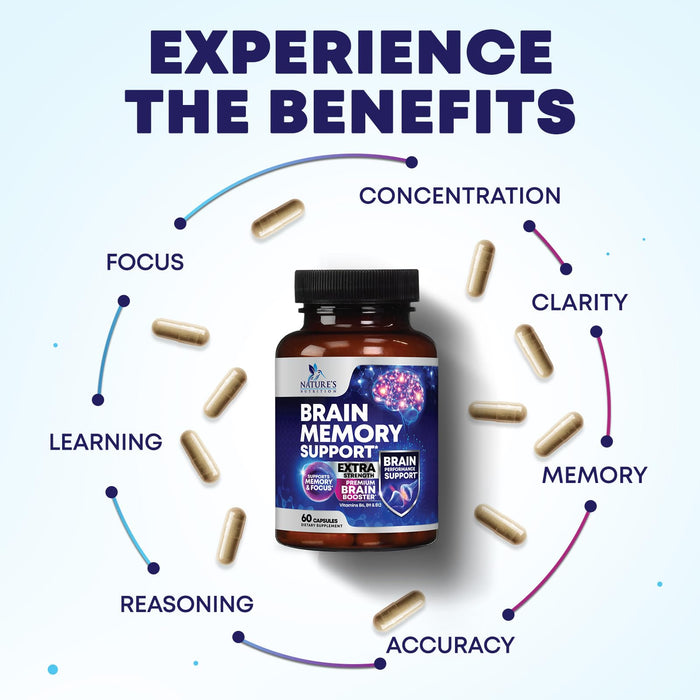 Brain & Memory Support - 60 Capsules