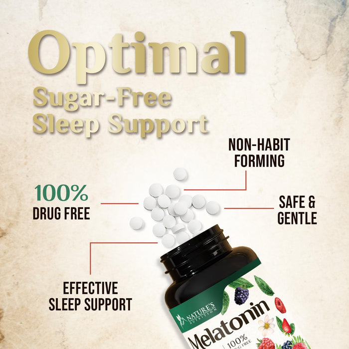 Melatonin 10 mg - Strawberry, 120 Fast-Dissolve Tablets