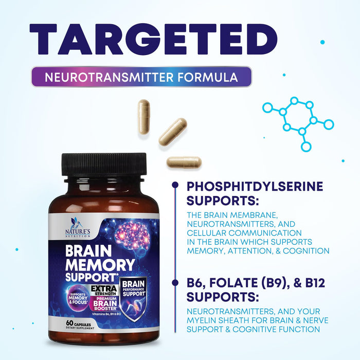 Brain & Memory Support - 60 Capsules