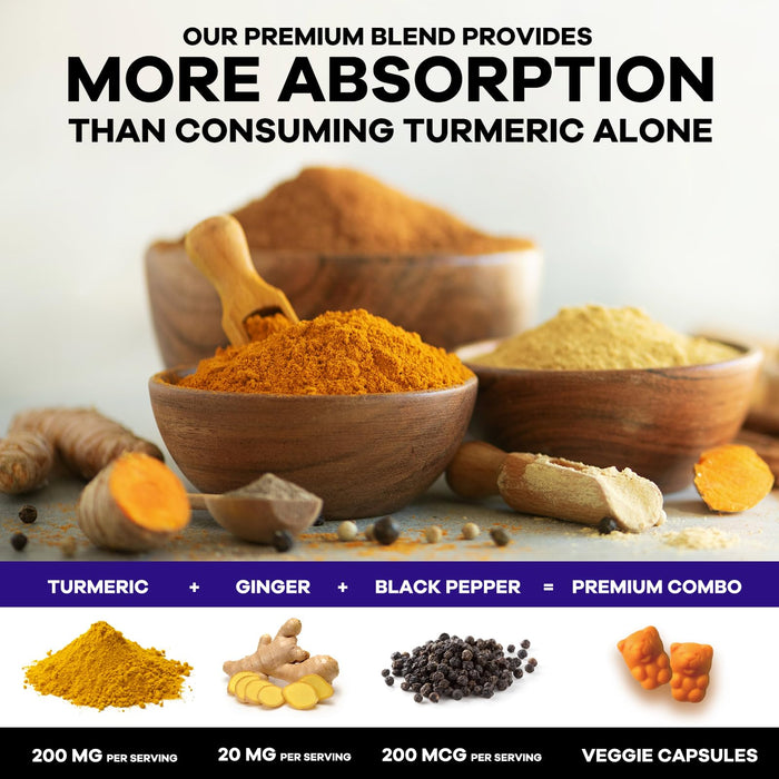 Turmeric Curcumin Gummies - 60 Gummies