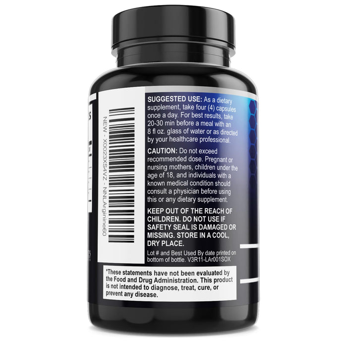 Nitric Oxide Formula with L-Arginine + Citrulline â€“ 3000mg â€“ 60 Capsules