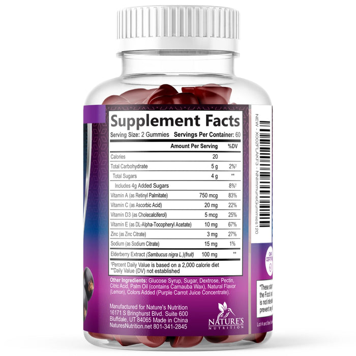 Elderberry - 120 Gummies