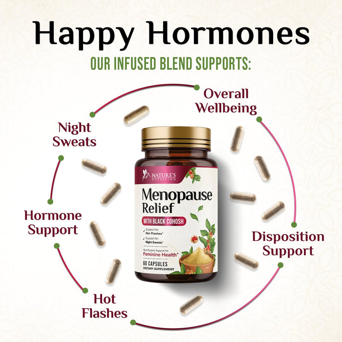 Menopause for Women with Black Cohosh â€“ 60 Capsules