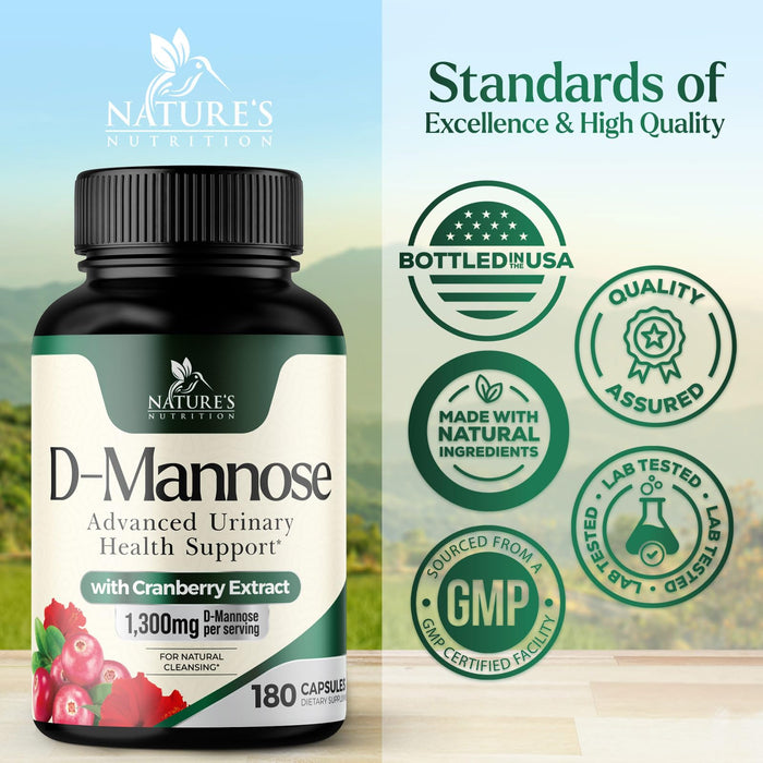 D-Mannose 350 mg - 180 Capsules