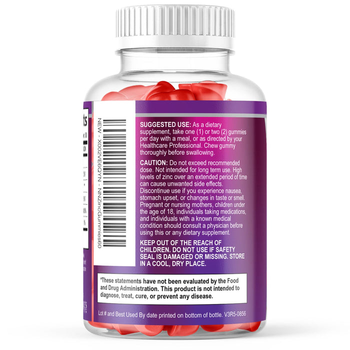 Zinc Gummies 50mg â€“ 60 Gummies
