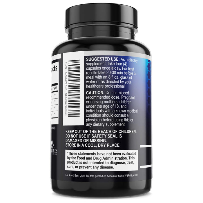 Nitric Oxide Formula with L-Arginine + Citrulline â€“ 3000mg â€“ 240 Capsules
