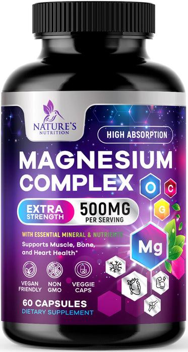 Magnesium Complex 4-in-1 500 mg - 60 Capsules
