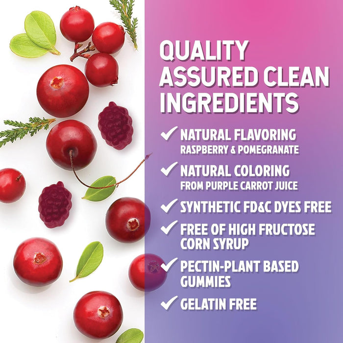 Formulated Probiotics for Women Gummy w/ pH Support - Womens Probiotic for Digestive Health, Vaginal, Urinary & Immune Support, 3 Billion CFU w/ Cranberry, Womens Probiotic Supplement