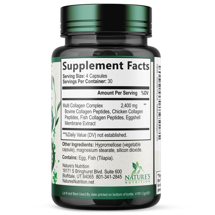 Multi Collagen Peptides 2400 mg - 120 Capsules