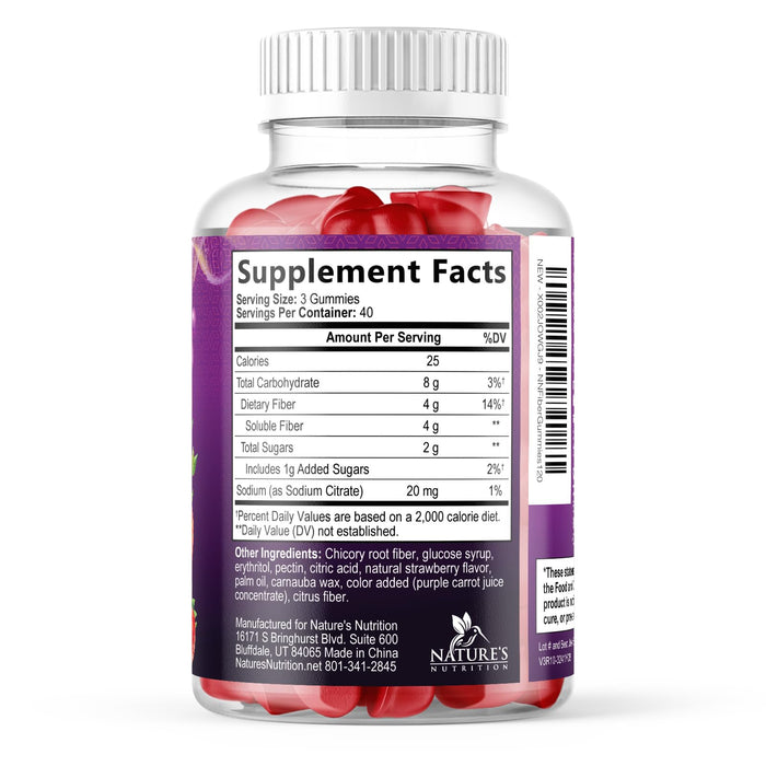 Fiber Gummies 4 g - 120 Gummies