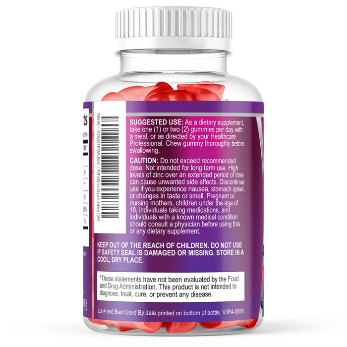 Zinc Gummies 50mg â€“ 120 Gummies