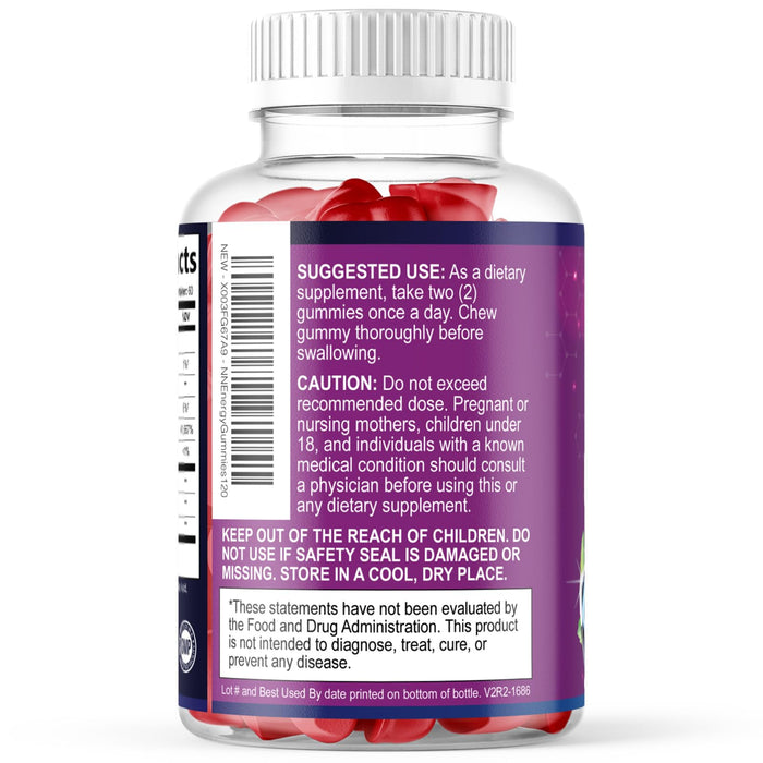 Energy Gummies 1000 mcg Vitamin B12 â€“ 120 Chews