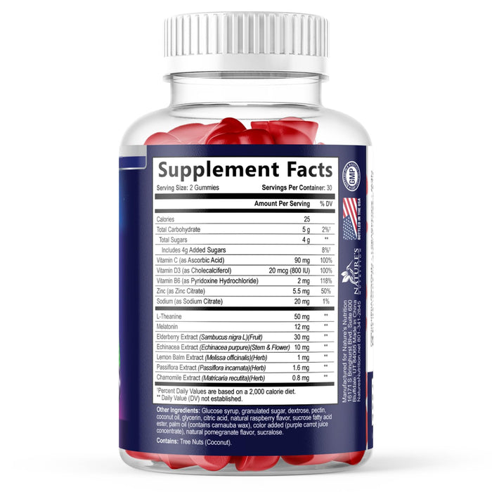 Melatonin Sleep Gummies 12 mg - 60 Gummies
