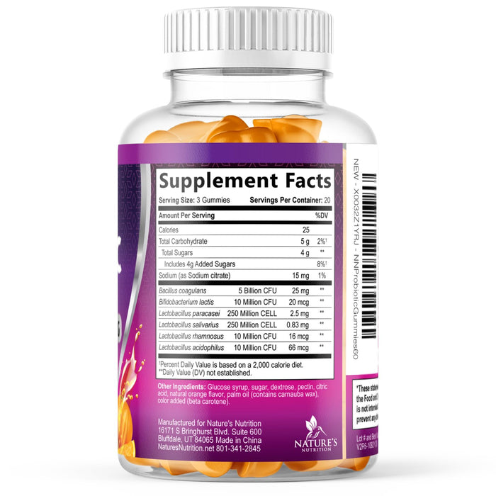 Probiotic 5 Billion CFU - 60 Gummies