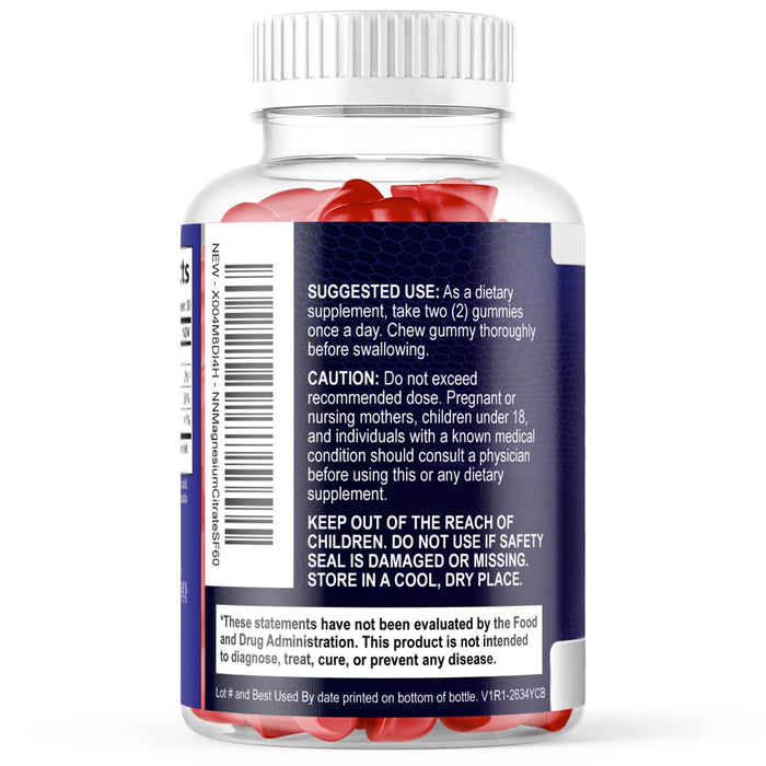 Magnesium Citrate - 60 Gummies