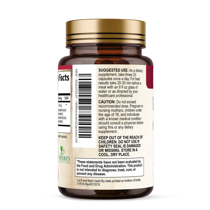 Resveratrol 1800 mg - 120 Capsules