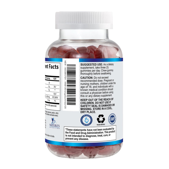 B-12 Vitamin Energy Gummies â€“ 4500mcg â€“ 120 Count