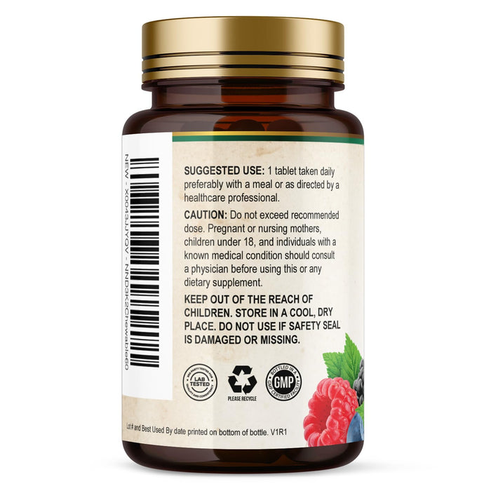 Vitamin D3 + K2 (MK-7) 5000 IU + 100 mcg - 60 Tablets
