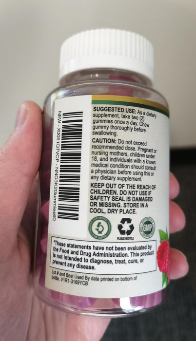 Vitamin D3 + K2 (MK-7) - 60 Gummies