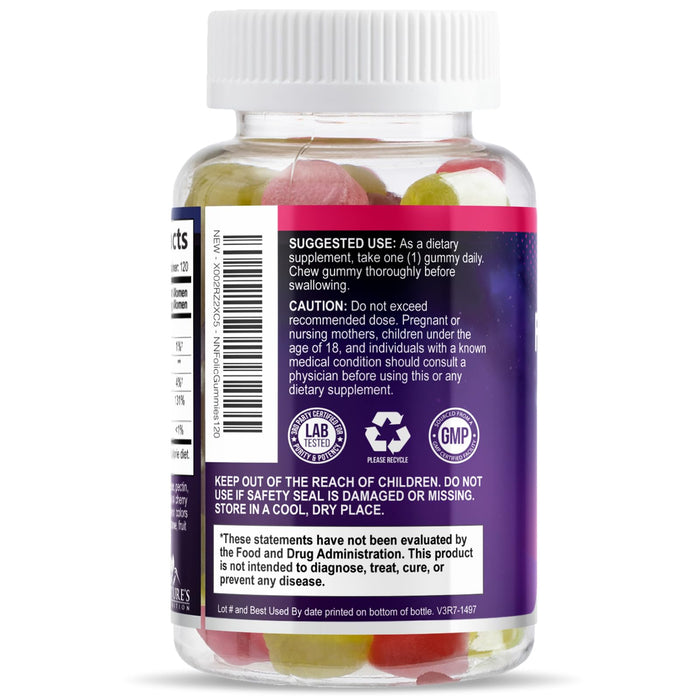 Folic Acid 785 mcg - 120 Gummies