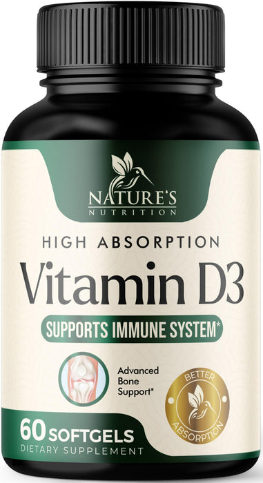 Vitamin D3 5000 IU - 60 Softgels
