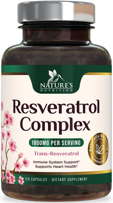 Resveratrol 1800mg â€“ 120 Vegan Capsules