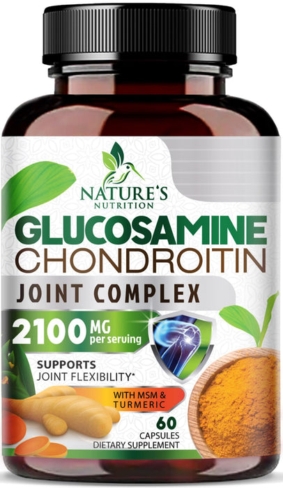 Glucosamine Chondroitin MSM 2100mg Complex â€“ 60 Capsules