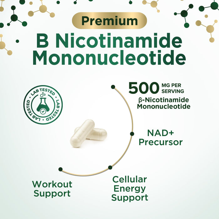 NMN 500 mg - 60 Capsules