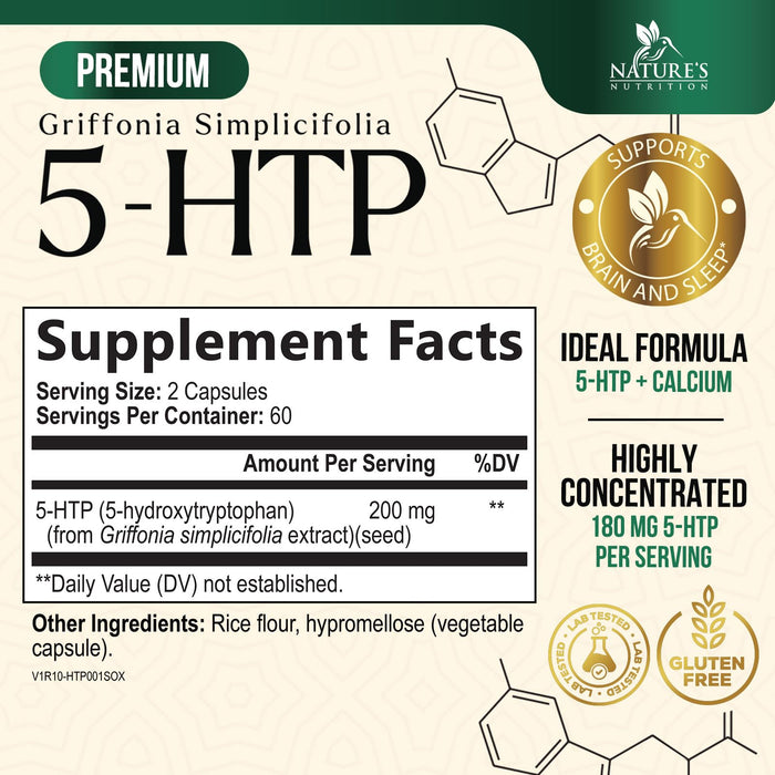 5-HTP 200 mg - 120 Capsules