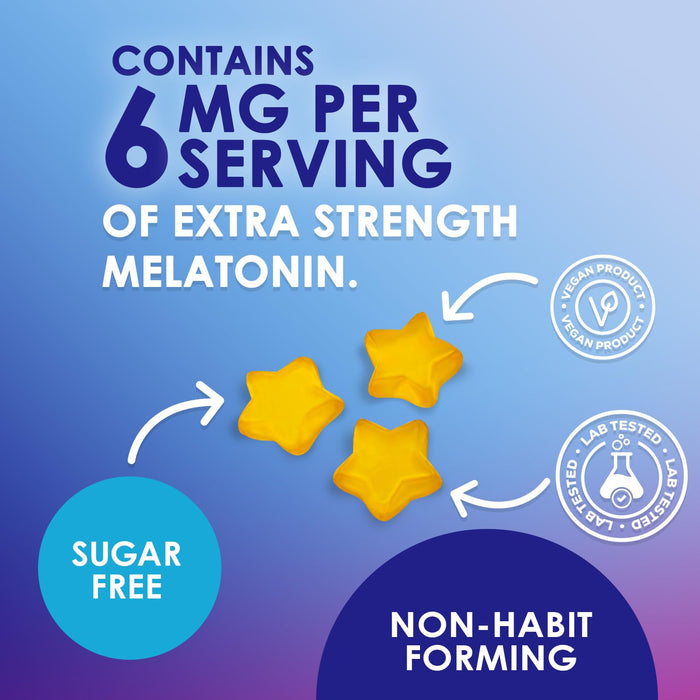 Melatonin Sleep Gummies 6 mg - 60 Gummies