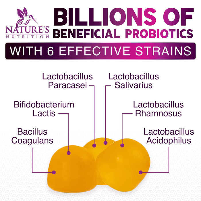 Daily Probiotic Gummies â€“ 5 Billion CFU â€“ 120 Gummies