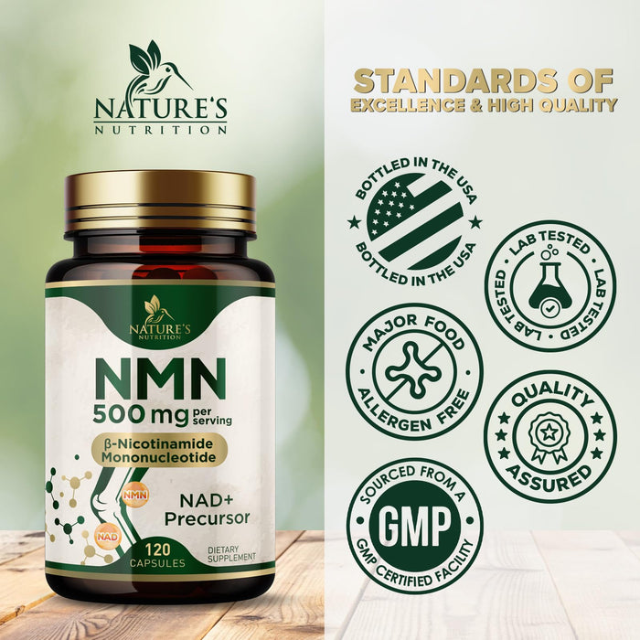 NMN 500 mg - 120 Capsules