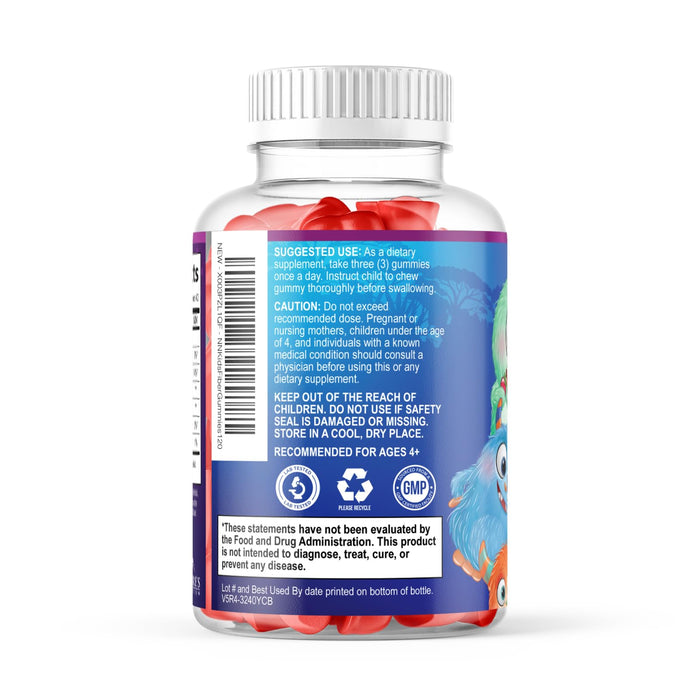 Kids' Fiber Gummies 4 g - 120 Gummies