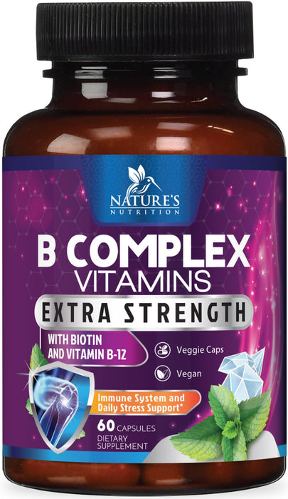 Vitamin B Complex - 60 Capsules