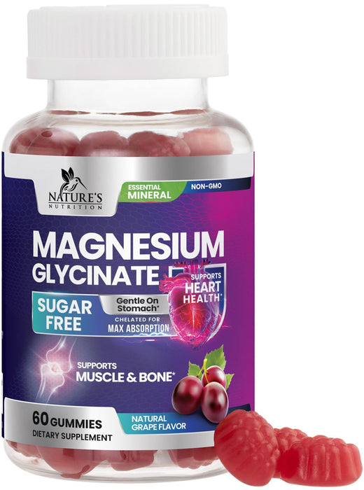 Magnesium Glycinate - 60 Gummies
