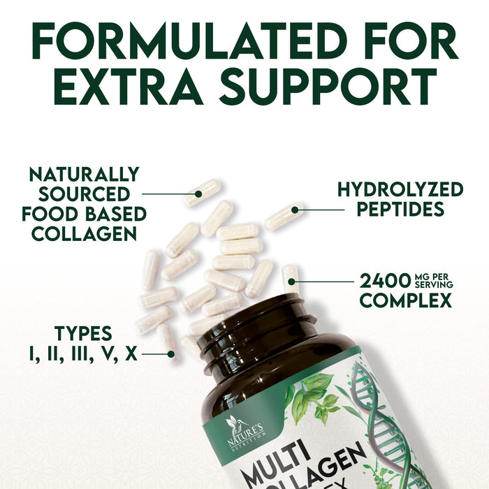 Multi Collagen Peptides 2400 mg - 120 Capsules