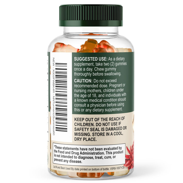 Turmeric Curcumin Gummies - 60 Gummies