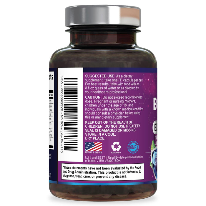 Vitamin B Complex - 120 Capsules